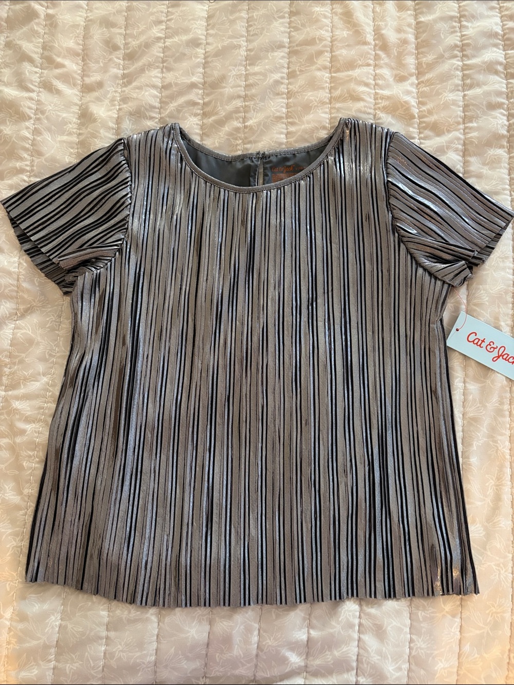Cat and Jack pleated dressy top